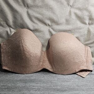 Victoria's Secret Lace Strapless Bra - Brown#72